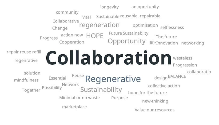ACE Hub launch event word cloud
