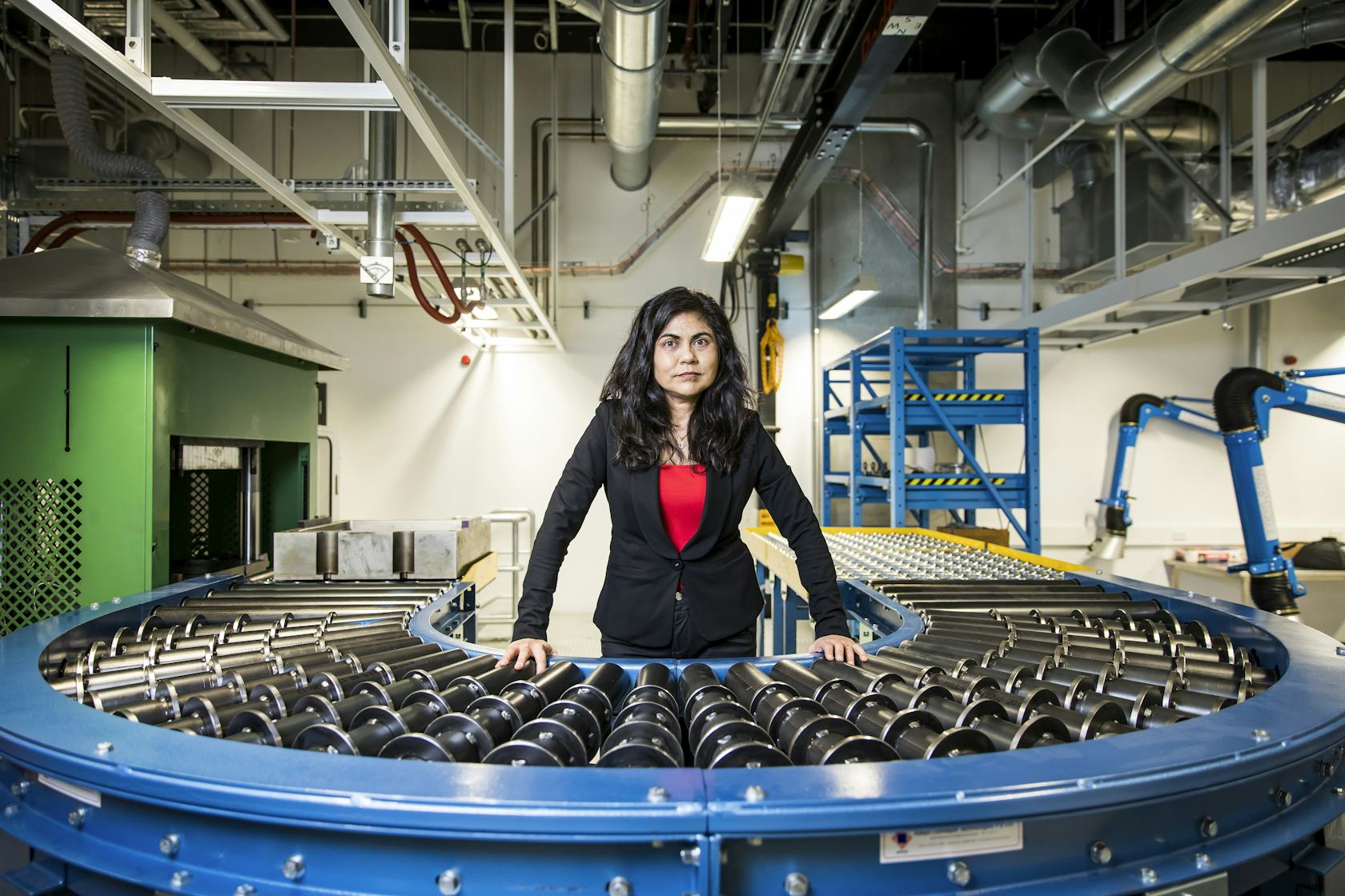 Professor Veena Sahajwalla's vision sees 'MICROfactories' set up in smaller communities to process recycled tyres for significant economical benefit. 