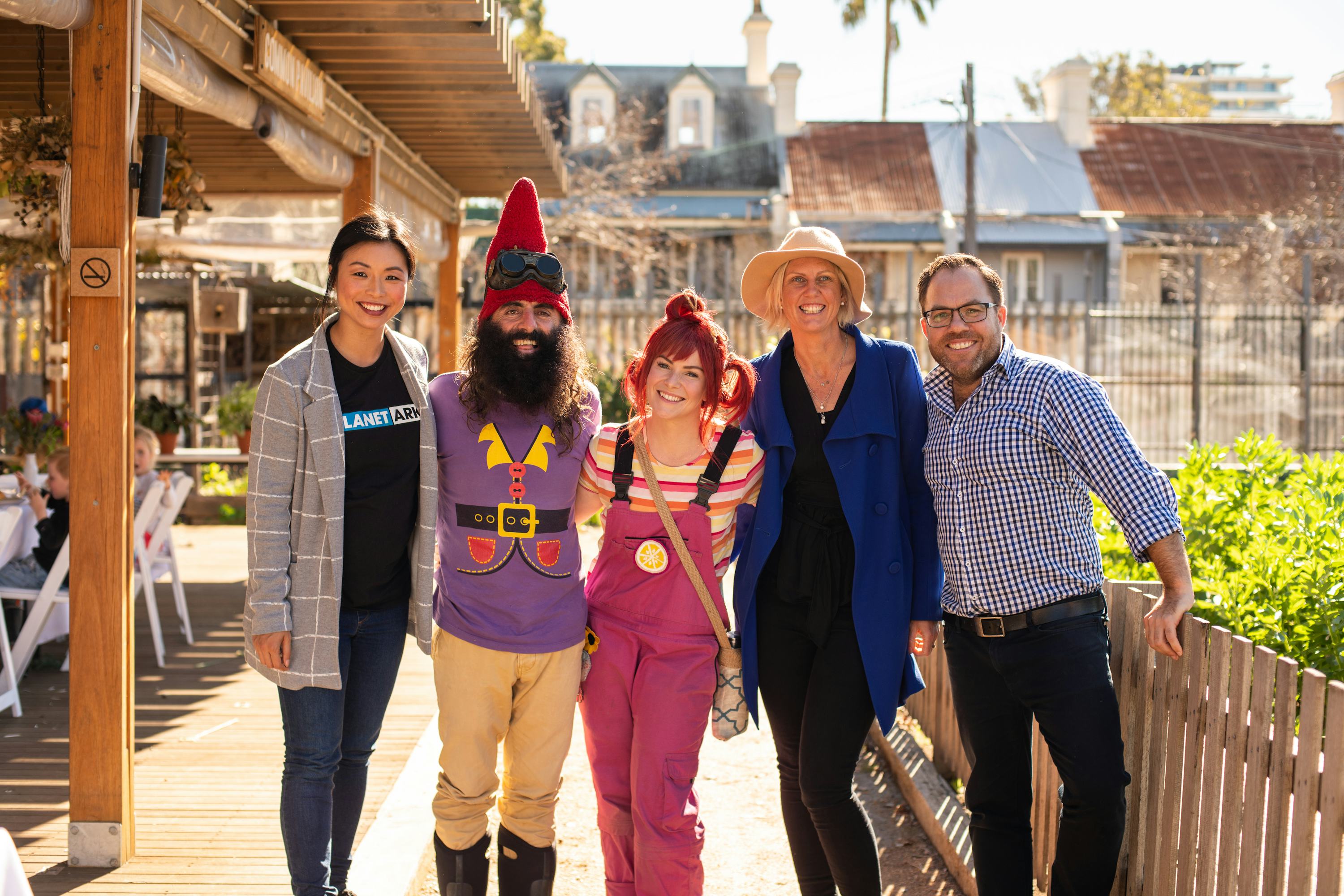 dirtgirl and Costa the Gnome have been National Tree Day ambassadors for over 10 years.