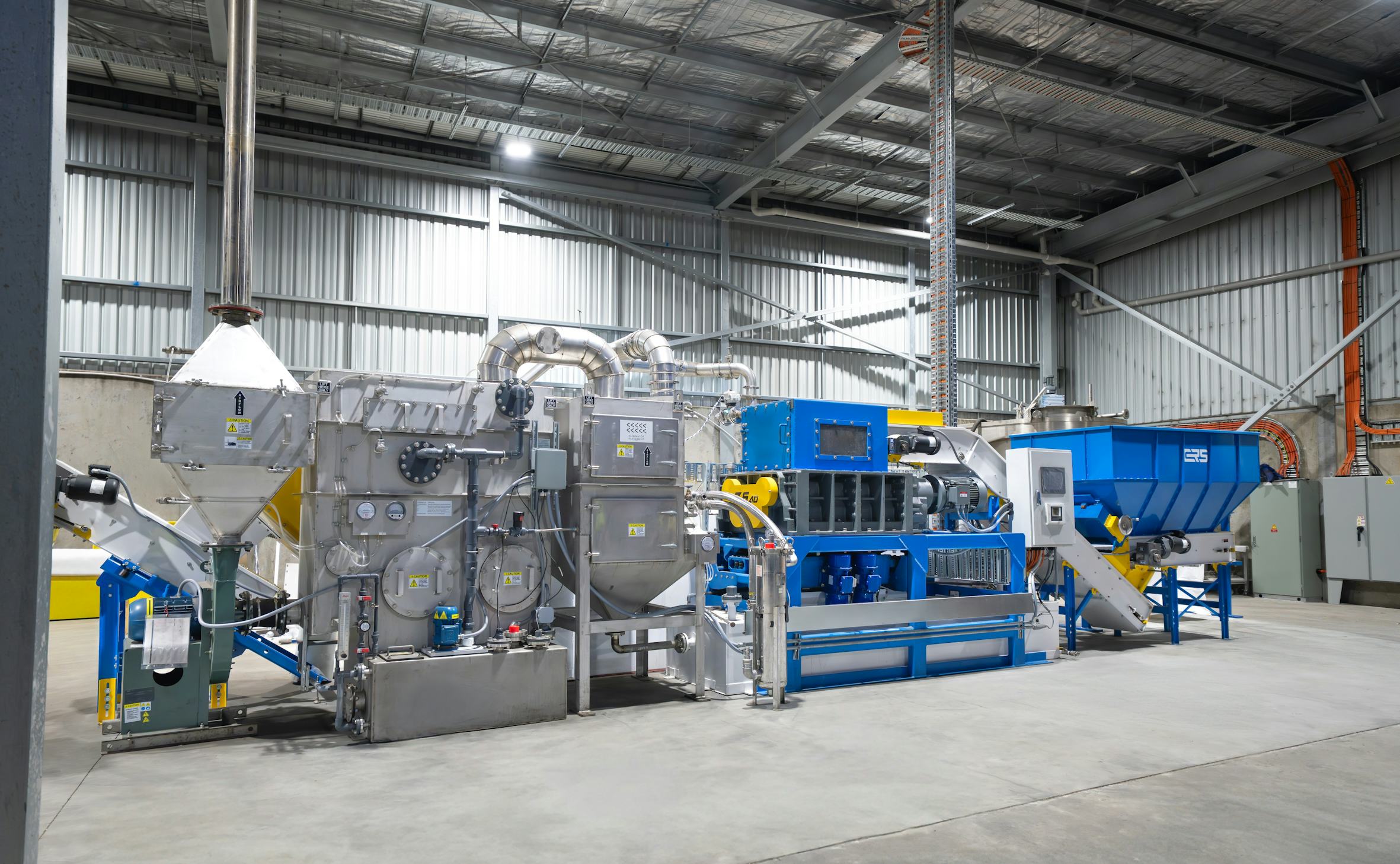 The EcoBatt facility is a world first for in-device battery recycling. Image: EcoBatt