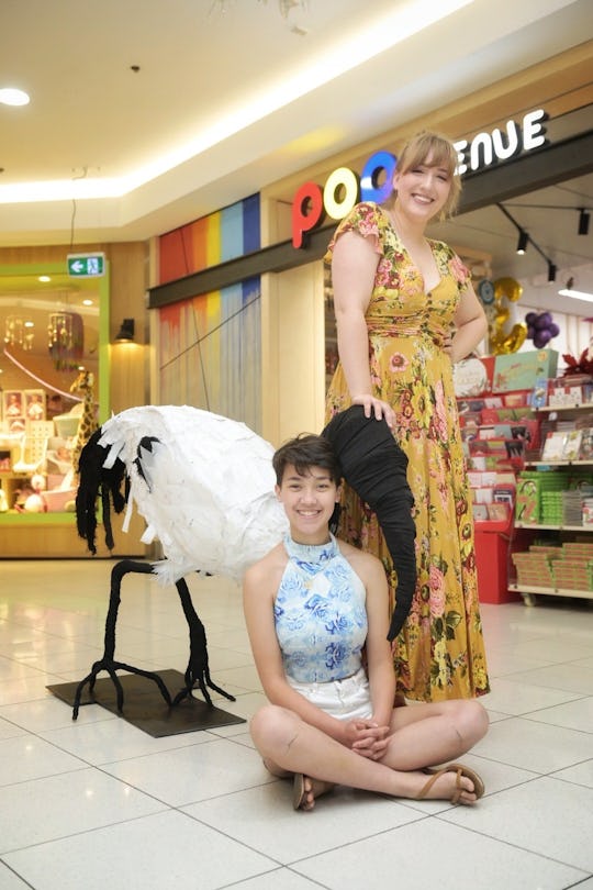'Ibis' by Emilia Lilischkis, Sarah Donnelly and Seymour Van Houten, made from steel frame, recycled fabric and plastics.