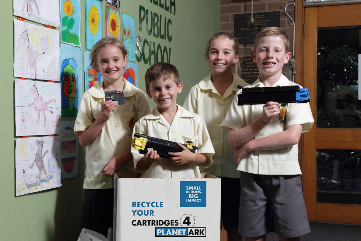 Cartridges 4 Planet Ark is just one of the recycling services that can be set up at school.