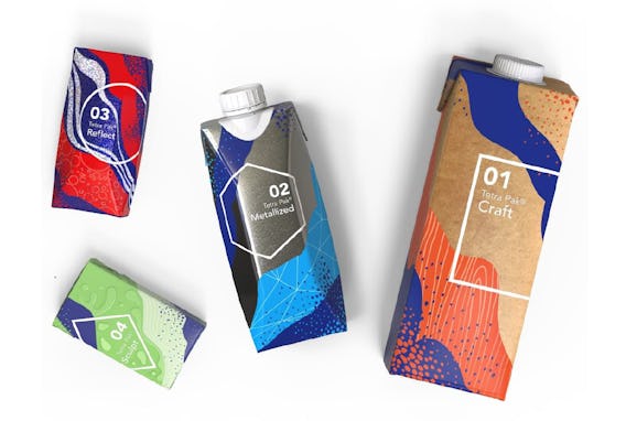Tetra Pak containers. 
